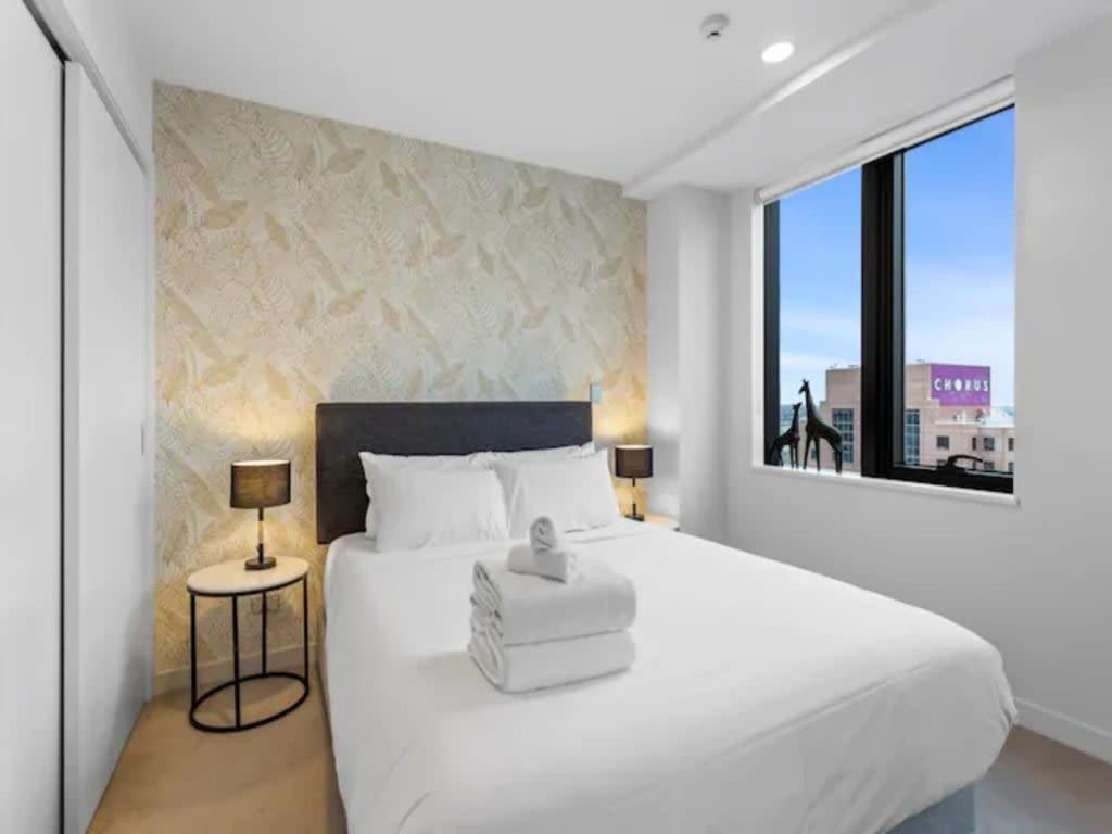 Stunning Apartment Amazing View Near Sky Tower โอ๊คแลนด์ ภายนอก รูปภาพ